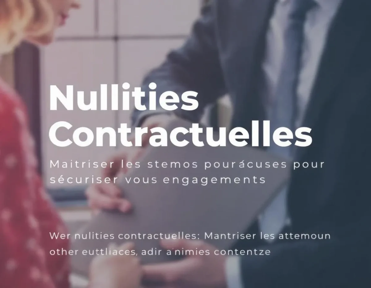 Nullités Contractuelles : Maîtriser les Enjeux pour Sécuriser vos Engagements