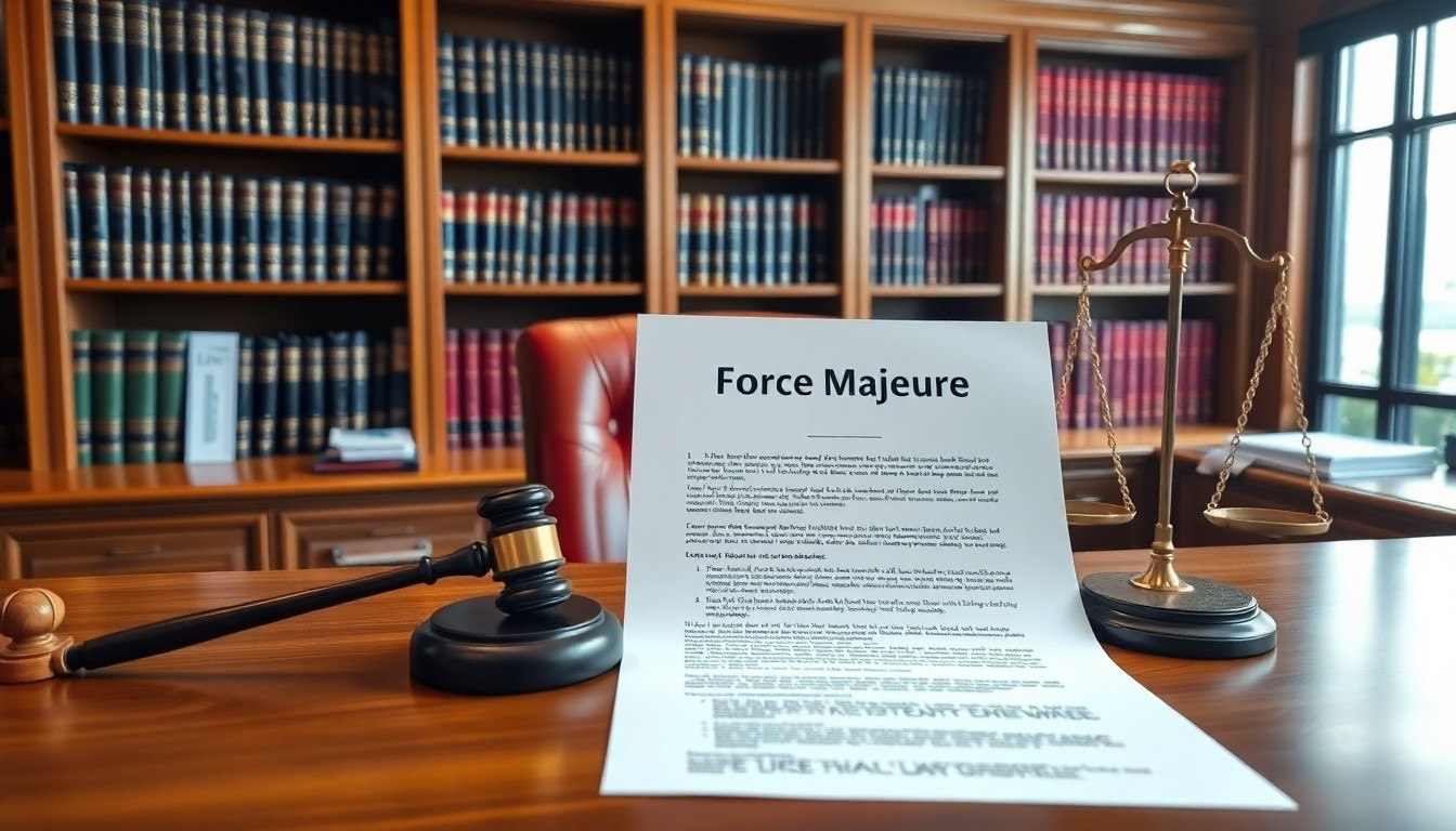 La force majeure : un cas de nullité dans les contrats d'entreprise
