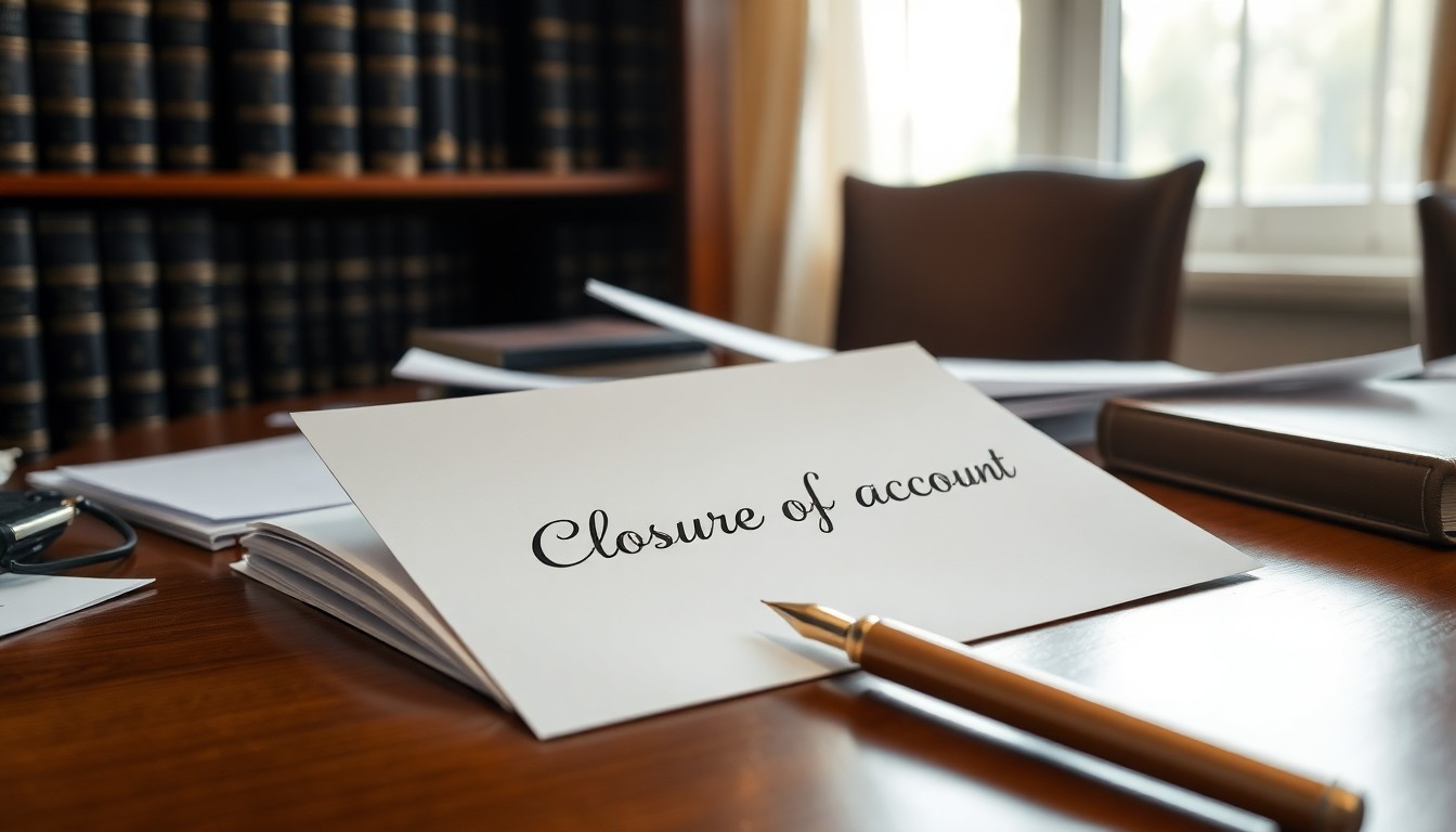Les impacts d'une lettre cloture de compte mal rédigée sur vos finances
